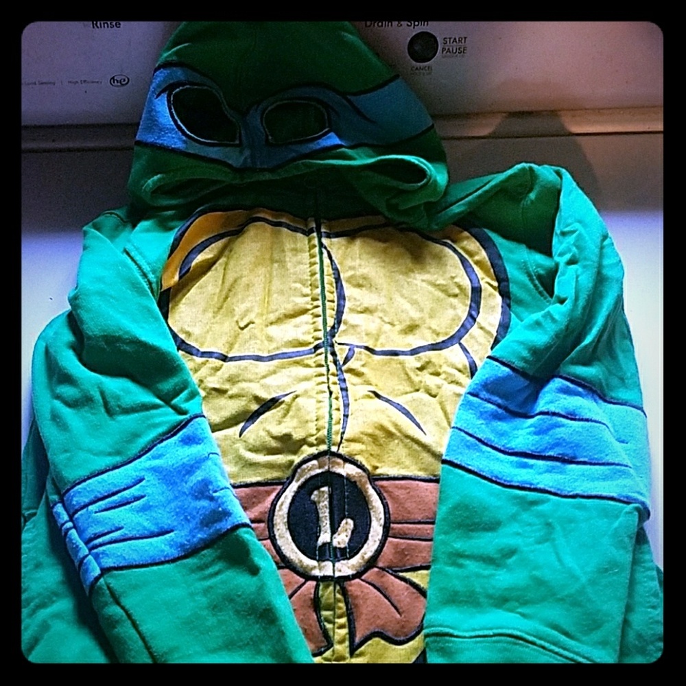 Ninja turtle zip up hoodie